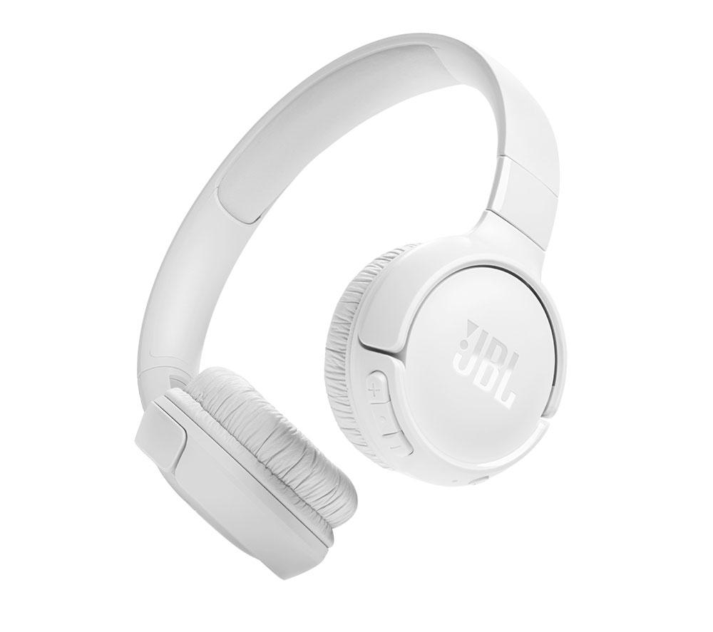 JBL Tune 520BT Wireless Bluetooth Headphones - White, White