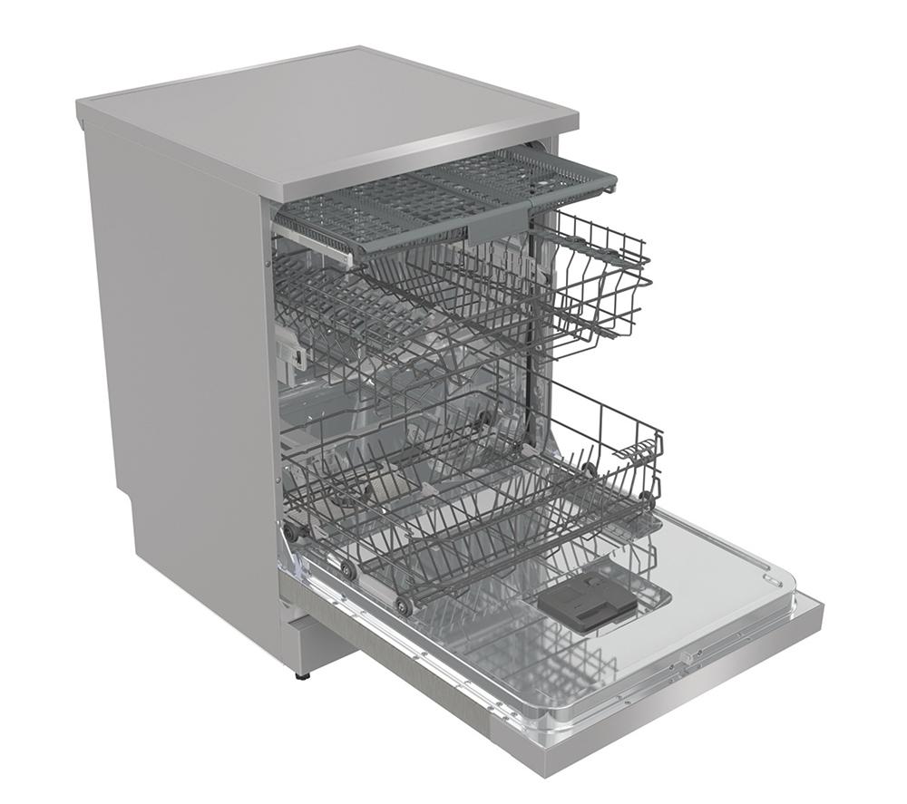 HISENSE HS643D60XUK Full-size Dishwasher - Stainless Steel image number 12 of 14