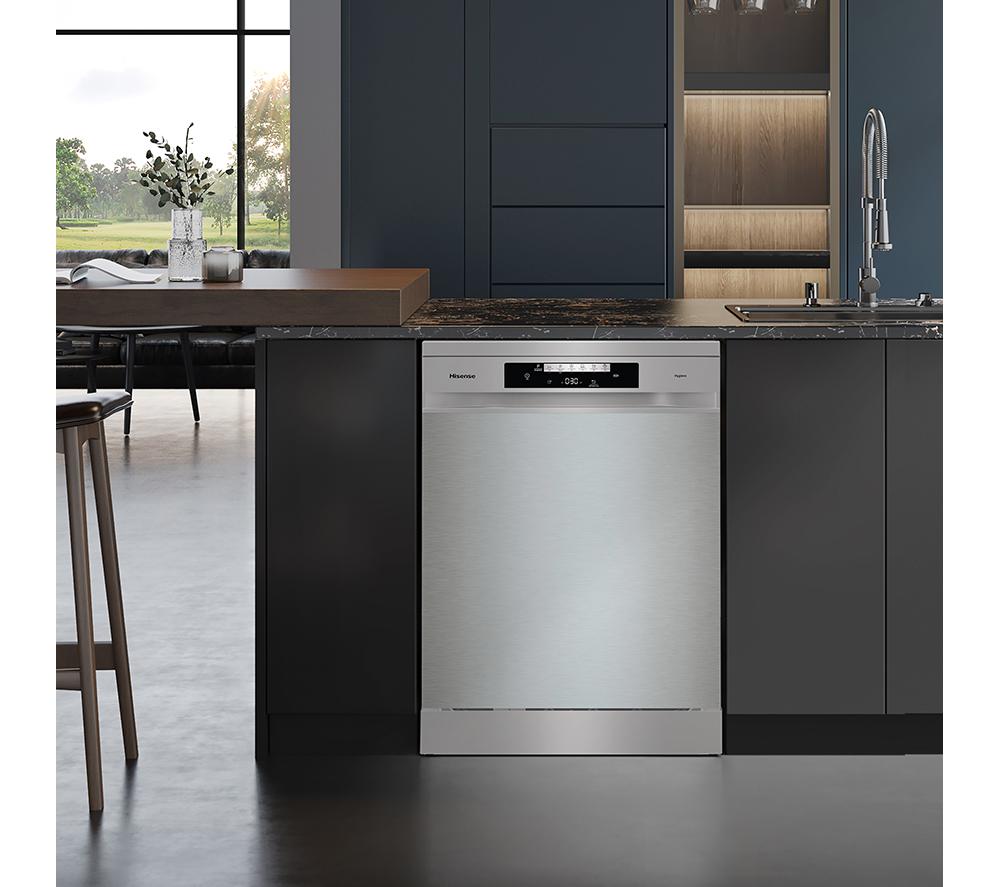 HISENSE HS643D60XUK Full-size Dishwasher - Stainless Steel image number 14 of 14
