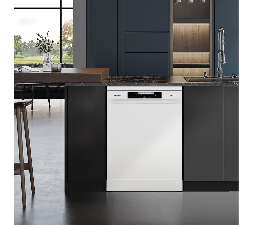 HISENSE HS643D60WUK Full-size Dishwasher - White image number 14 of 14