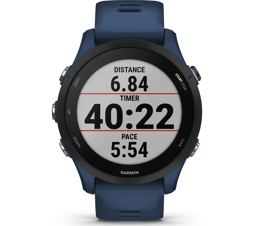 GARMIN Forerunner 255 Sports Watch - Tidal Blue, 46 mm