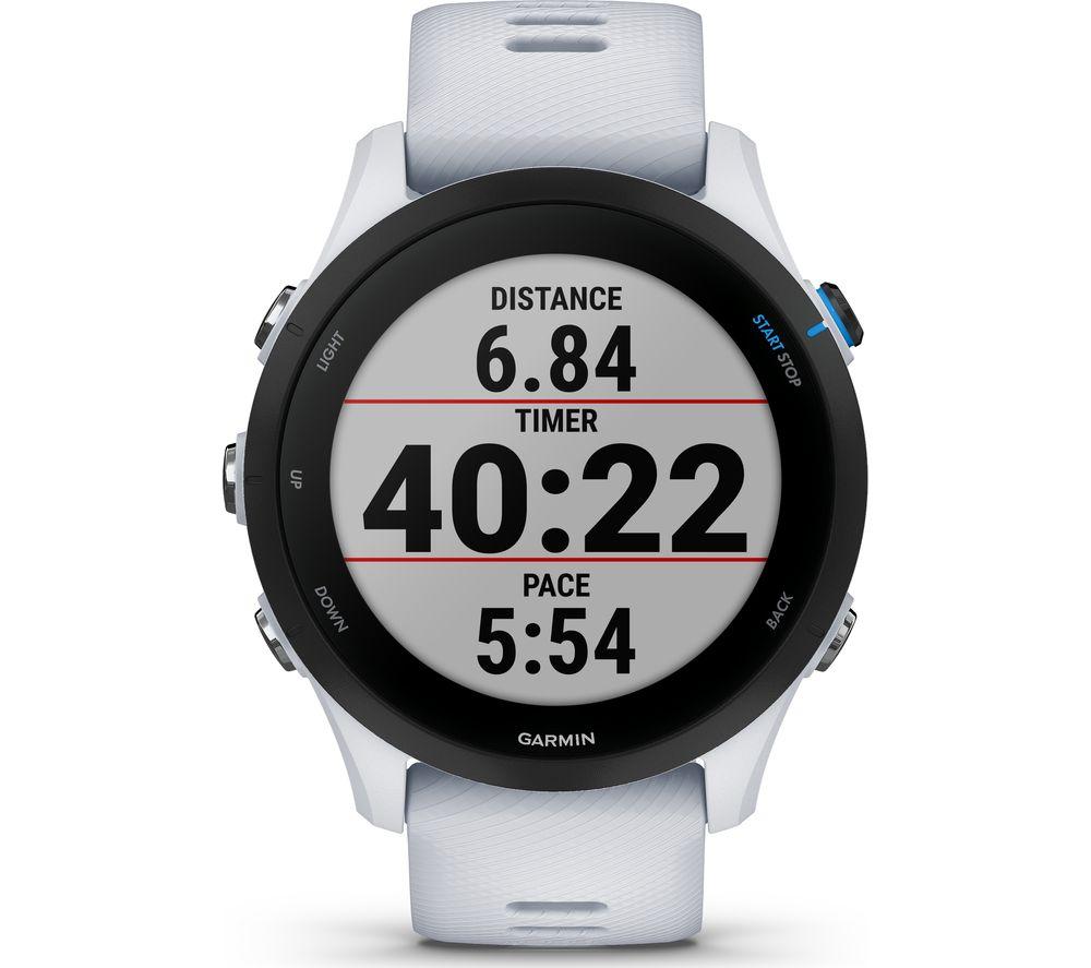 Buy GARMIN Forerunner 255 Music Sports Watch - Whitestone, 46 mm 