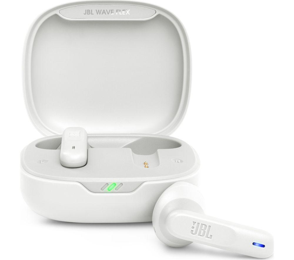 Buy JBL Wave Flex Wireless Bluetooth Earbuds White CurrysIE