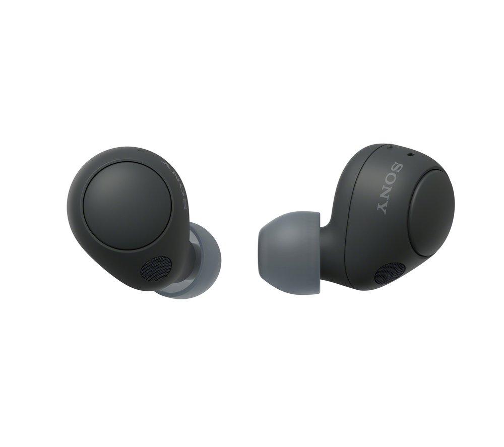 SONY WF-C700N Wireless Bluetooth Noise-Cancelling Earbuds - Black, Black