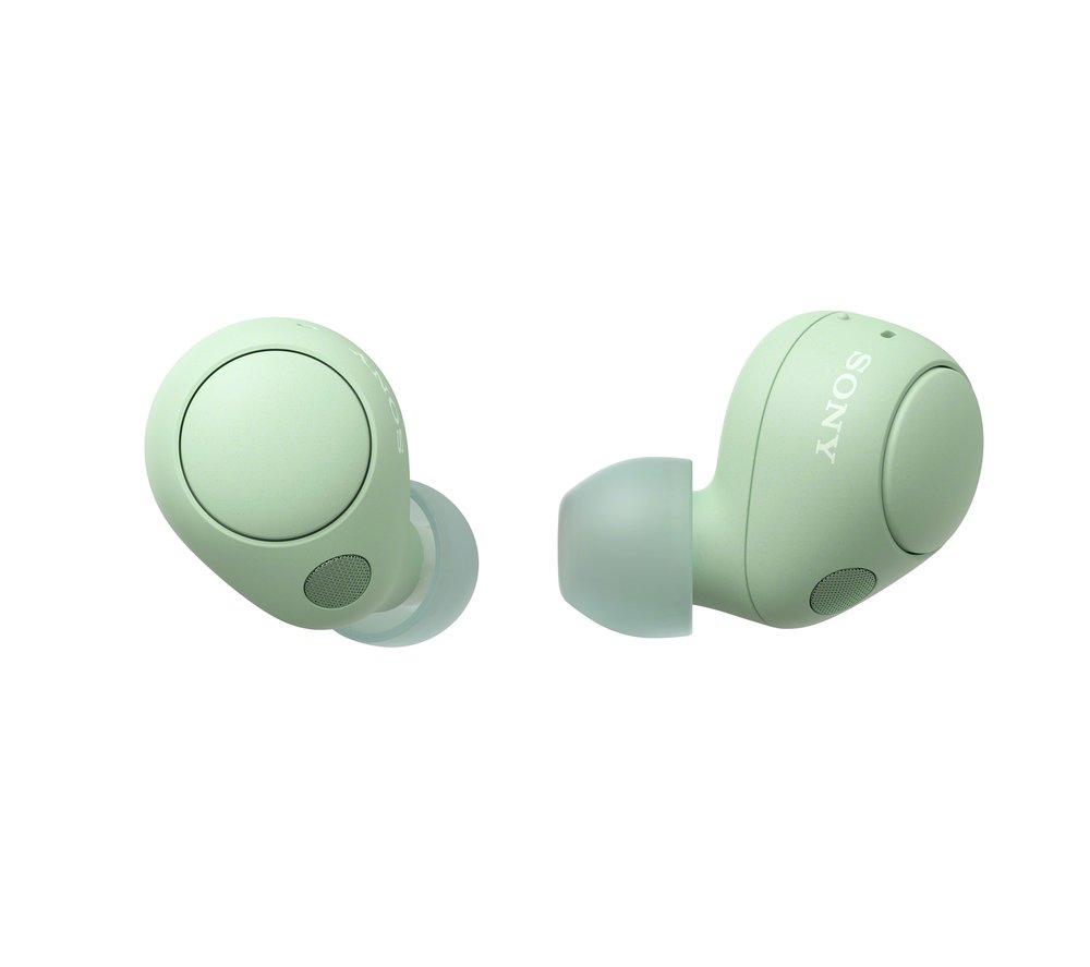 SONY WF-C700N Wireless Bluetooth Noise-Cancelling Earbuds - Sage Green, Green