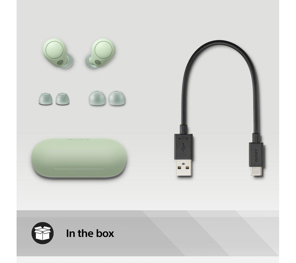 SONY WF-C700N Wireless Bluetooth Noise-Cancelling Earbuds - Sage Green - image 9