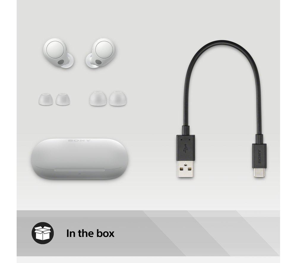 SONY WF-C700N Wireless Bluetooth Noise-Cancelling Earbuds - White - image 9