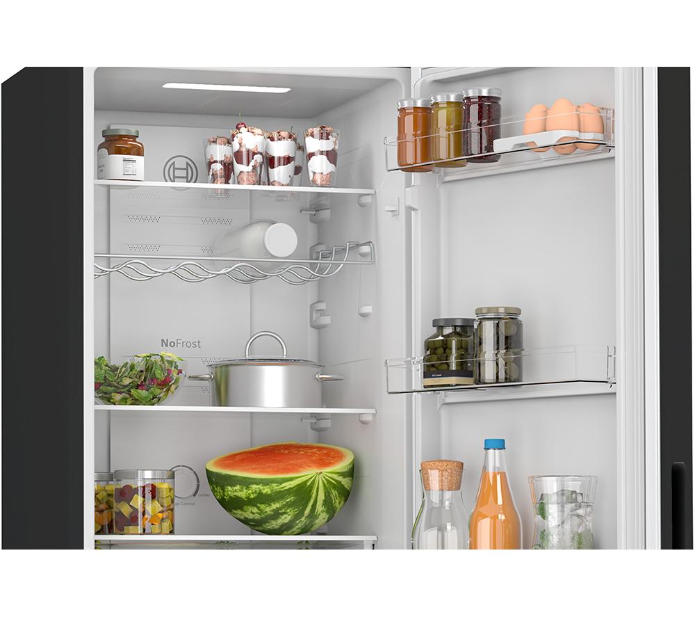 BOSCH Series 2 KGN27NBEAG 50/50 Fridge Freezer - Black image number 3 of 7