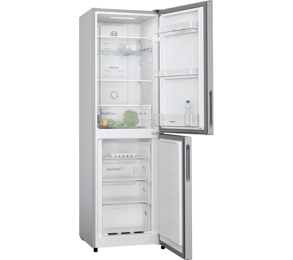 BOSCH Series 2 KGN27NLEAG 50/50 Fridge Freezer - Inox image number 2 of 6