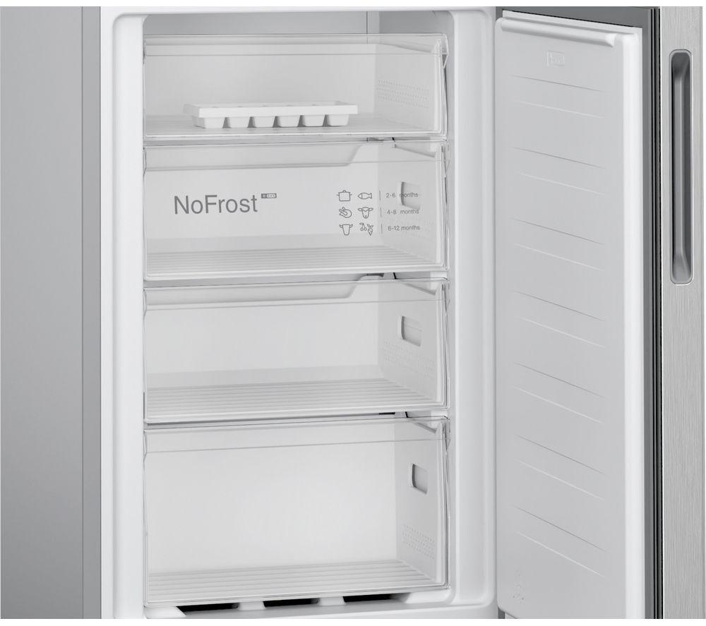 BOSCH Series 2 KGN27NLEAG 50/50 Fridge Freezer - Inox image number 4 of 6