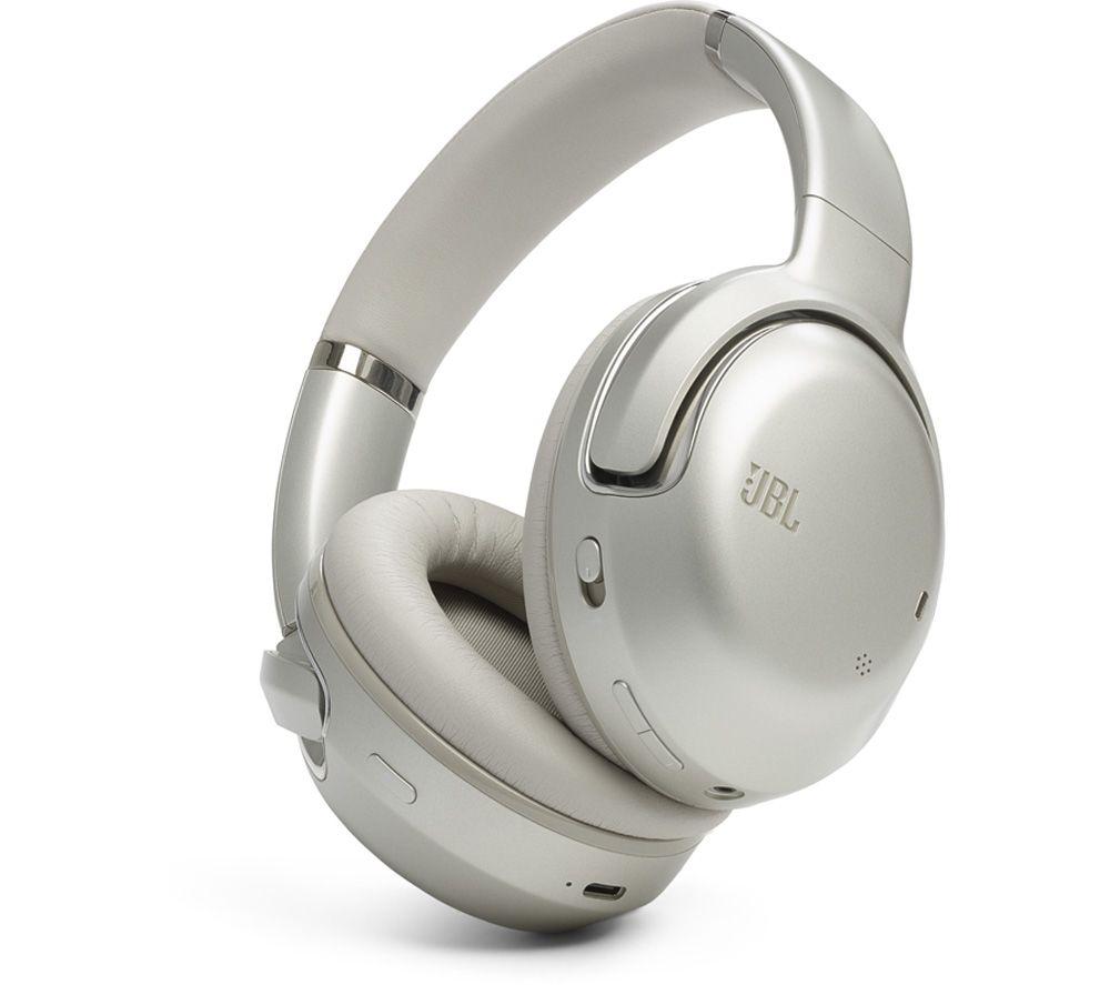JBL Tour One M2 Wireless Bluetooth Noise-Cancelling Headphones - Champagne, Silver/Grey,Cream