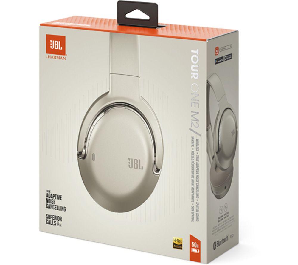 JBL Tour One M2 Wireless Bluetooth Noise-Cancelling Headphones - Champagne - image 13