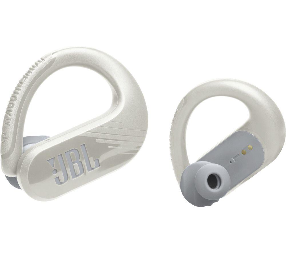 JBL Endurance Peak III Wireless Bluetooth Sports Earbuds - White, White