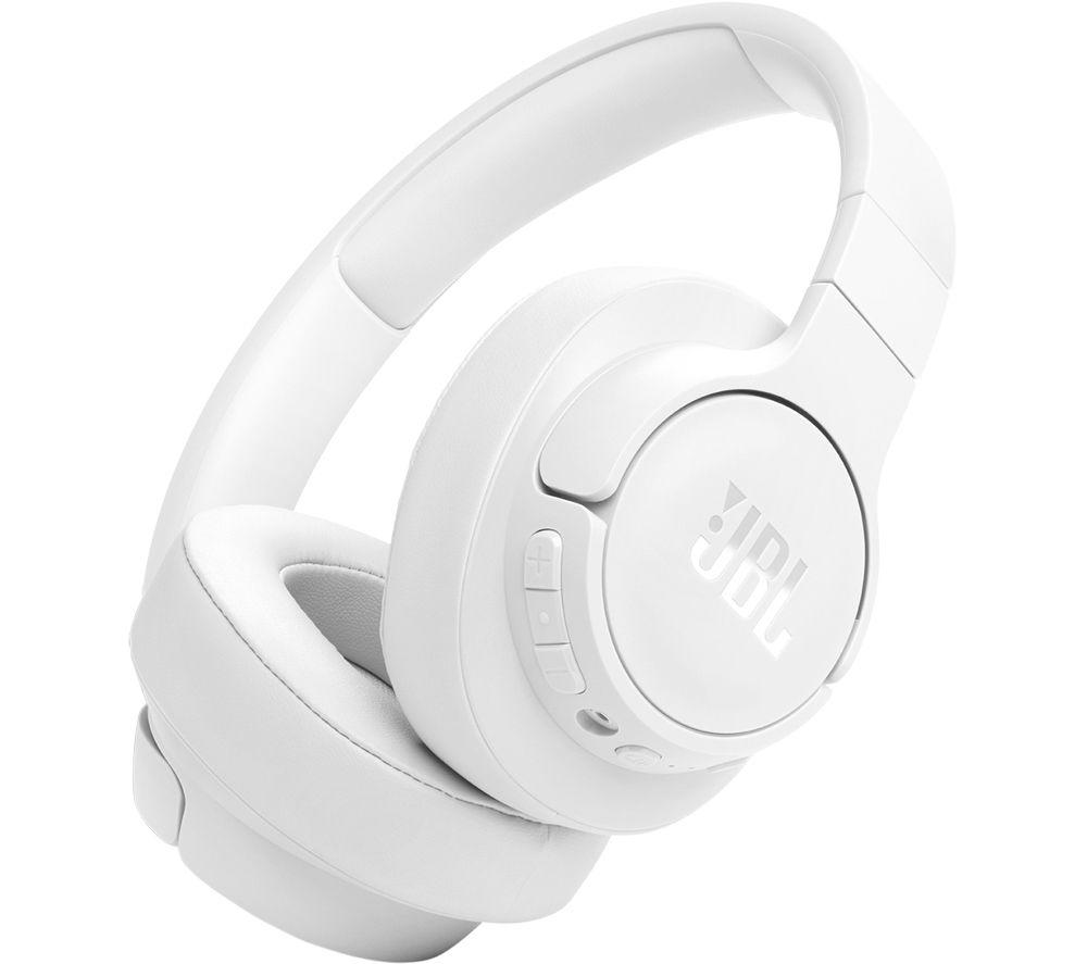 JBL Tune 770NC Wireless Bluetooth Noise-Cancelling Headphones - White, White