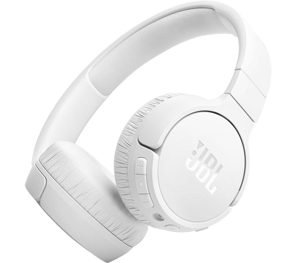 JBL Tune 670NC Wireless Bluetooth Noise-Cancelling Headphones - White, White