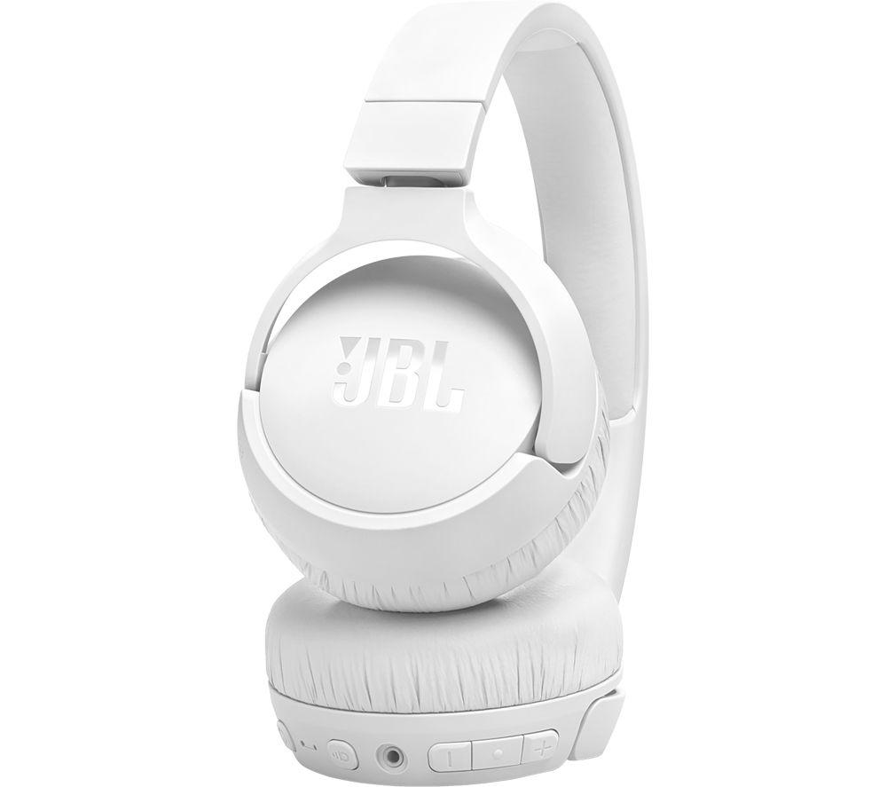JBL Tune 670NC Wireless Bluetooth Noise-Cancelling Headphones - White image number 3 of 12