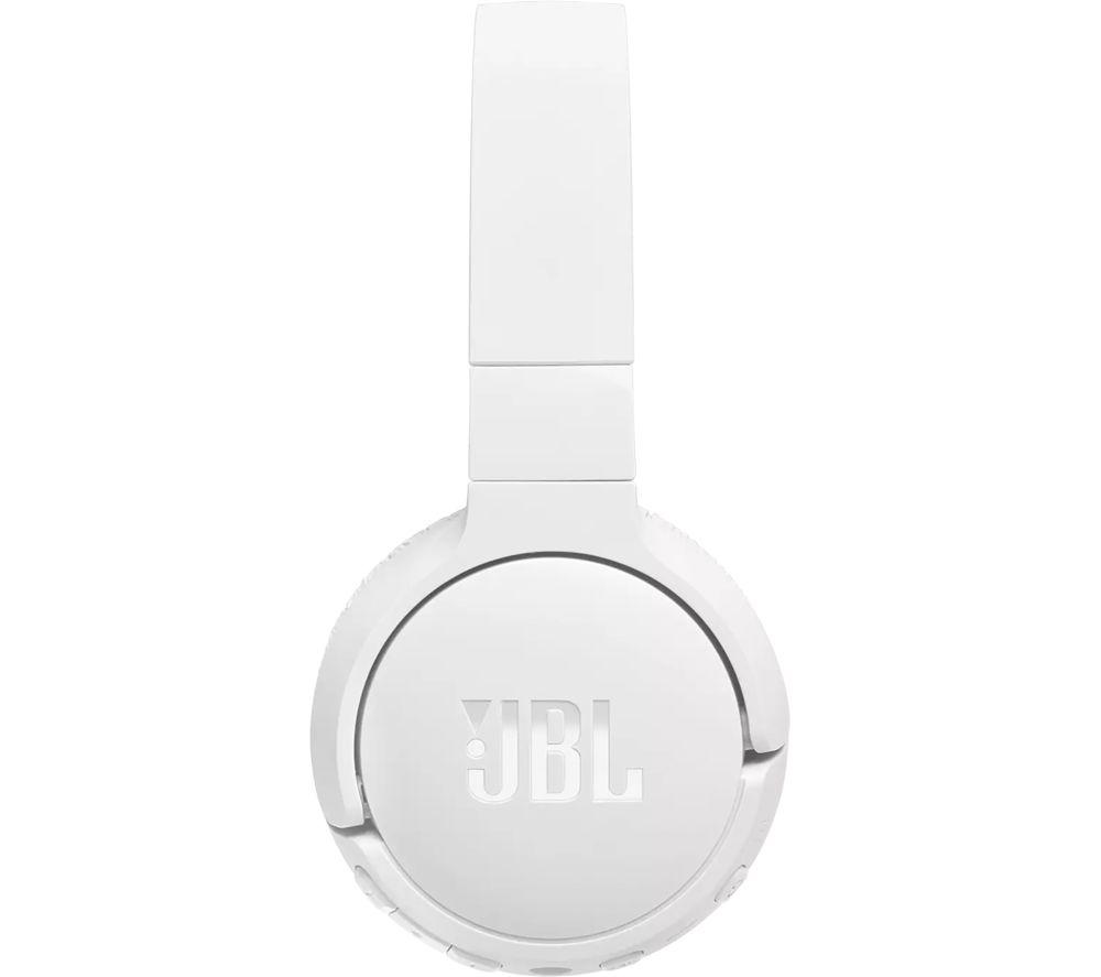 JBL Tune 670NC Wireless Bluetooth Noise-Cancelling Headphones - White image number 4 of 12