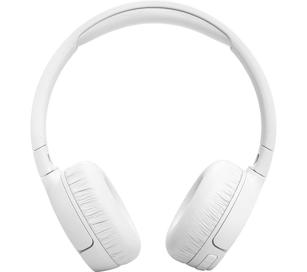 JBL Tune 670NC Wireless Bluetooth Noise-Cancelling Headphones - White image number 5 of 12
