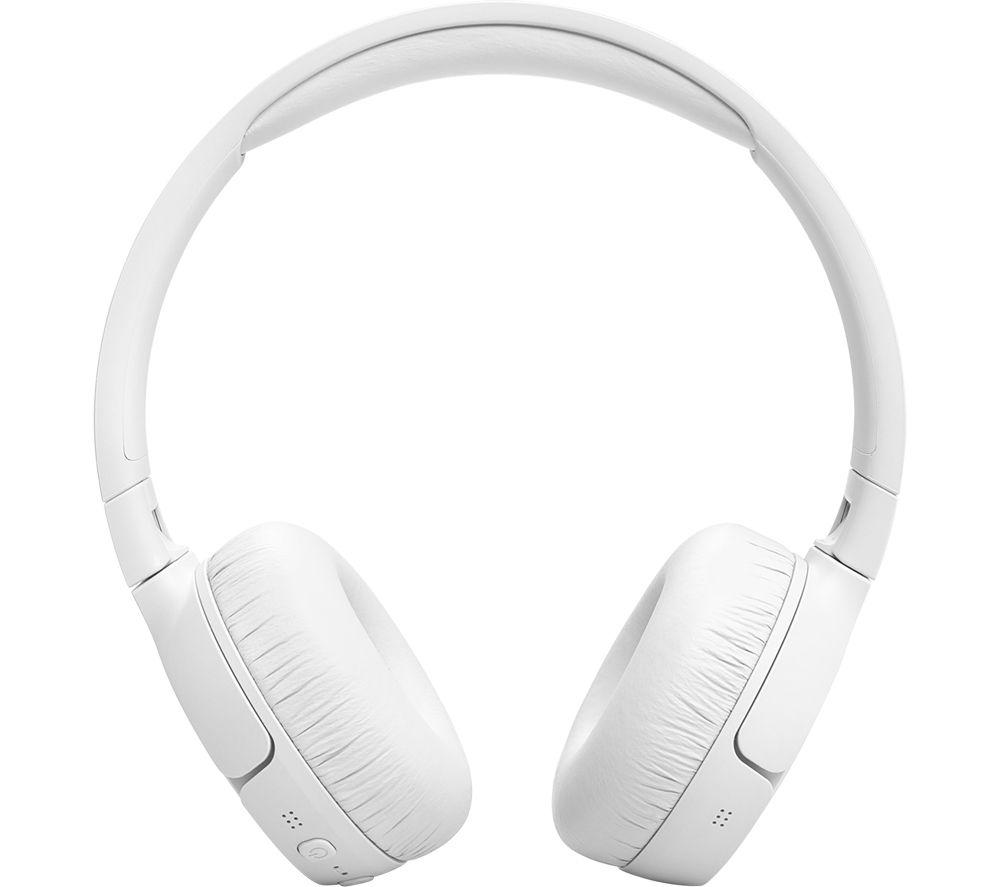 JBL Tune 670NC Wireless Bluetooth Noise-Cancelling Headphones - White image number 7 of 12