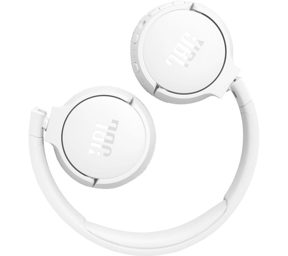 JBL Tune 670NC Wireless Bluetooth Noise-Cancelling Headphones - White image number 10 of 12