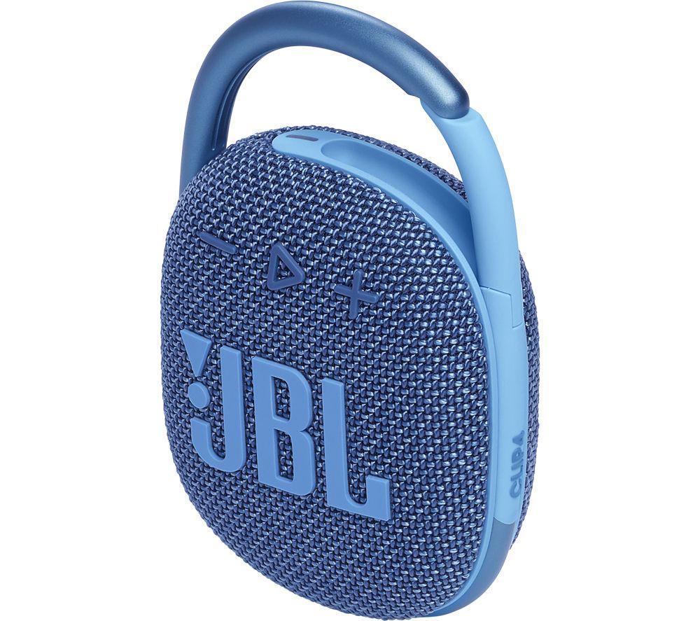 JBL Clip 4 ECO Wireless Bluetooth Speaker, Waterproof with 10 Hours of Battery Life, Blue