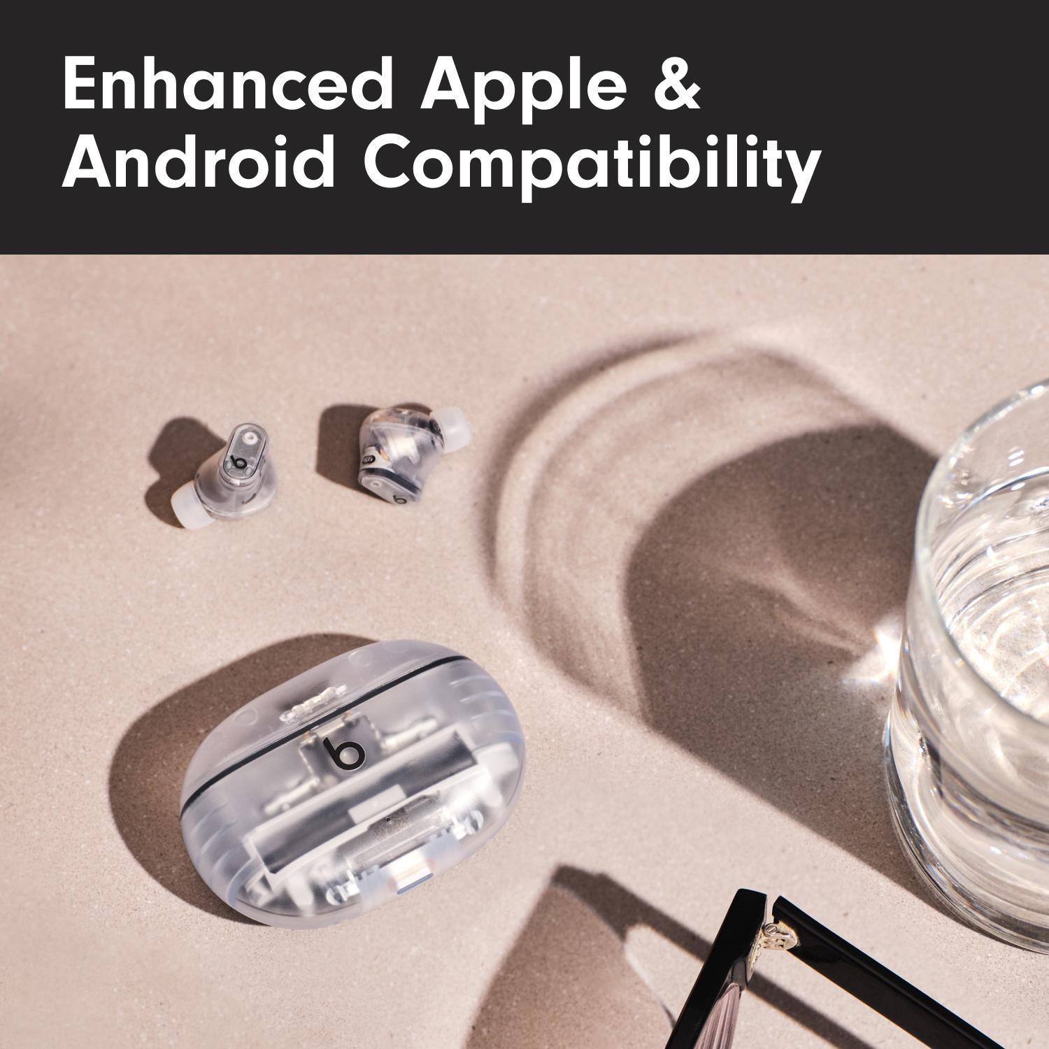 BEATS Studio Buds + Wireless Bluetooth Noise-Cancelling Earbuds - Clear image number 6 of 12