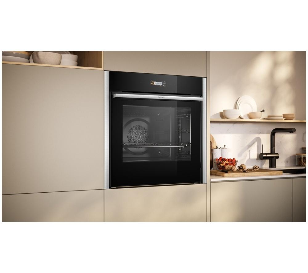 NEFF N70 Slide&Hide B54CR71G0B Electric Pyrolytic Smart Oven - Graphite image number 4 of 22