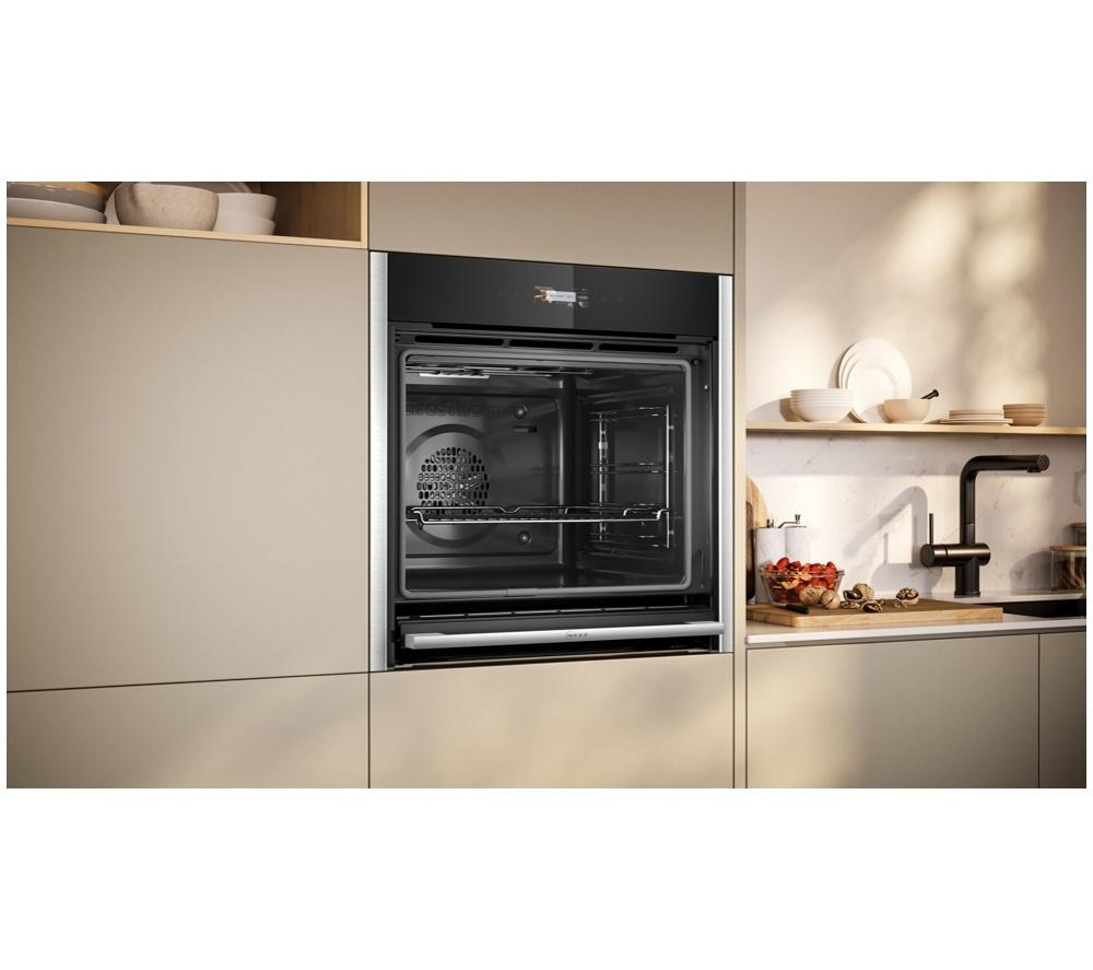NEFF N70 Slide&Hide B54CR71G0B Electric Pyrolytic Smart Oven - Graphite image number 5 of 22