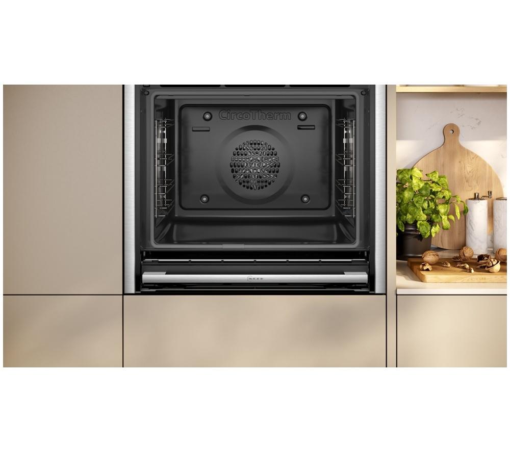 NEFF N70 Slide&Hide B54CR71G0B Electric Pyrolytic Smart Oven - Graphite image number 16 of 22