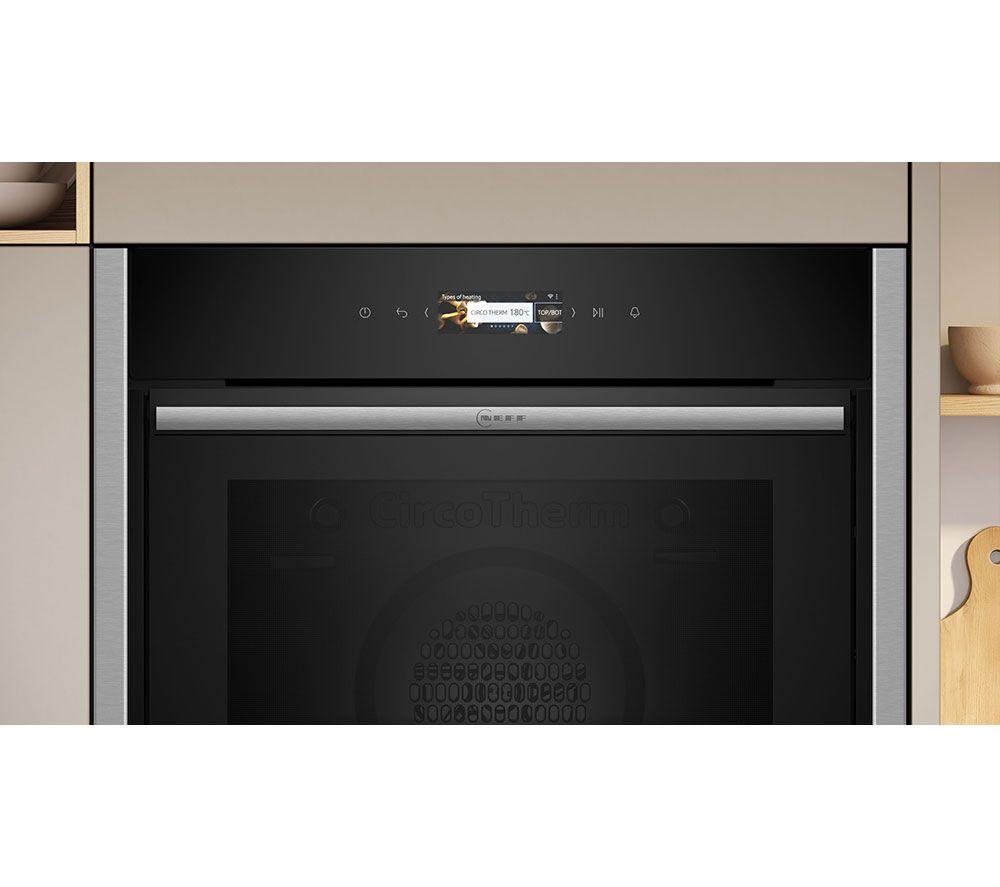 NEFF Slide&Hide N70 B54CR71N0B Electric Pyrolytic Smart Oven - Stainless Steel image number 4 of 7