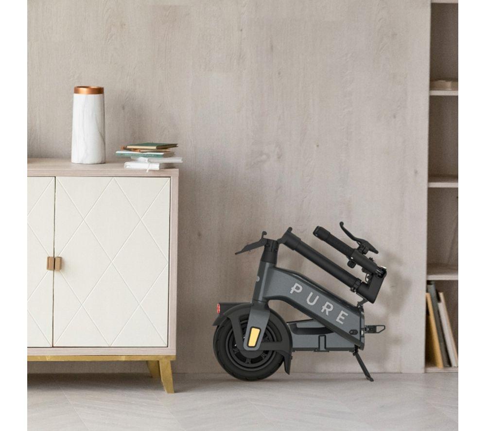 PURE ELECTRIC Pure Advance Flex Folding Electric Scooter - Mercury Grey image number 8 of 9