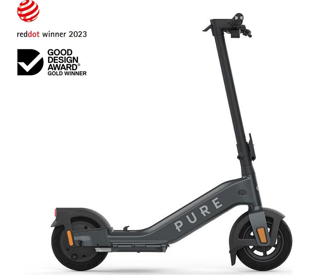 PURE ELECTRIC Pure Advance Flex Folding Electric Scooter - Mercury Grey image number 9 of 9