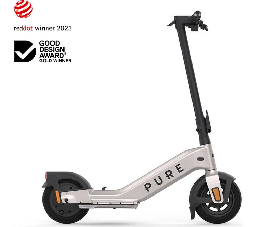 PURE ELECTRIC Pure Advance Flex Electric Folding Scooter - Platinum Silver - image 8