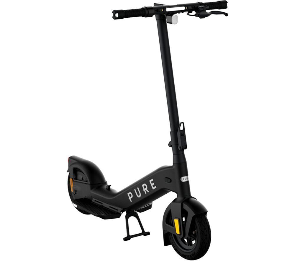 PURE ELECTRIC Pure Advance Electric Folding Scooter - Black, Black