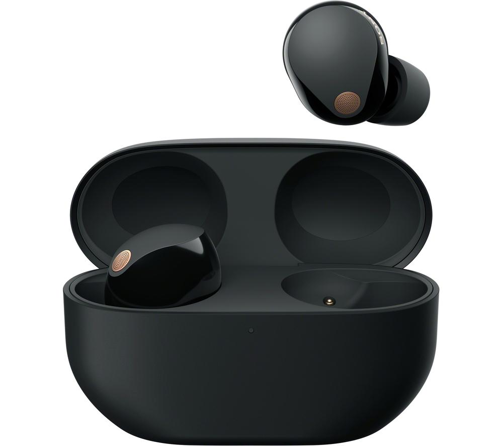 SONY WF-1000XM5 Wireless Bluetooth Noise-Cancelling Earbuds - Black, Black