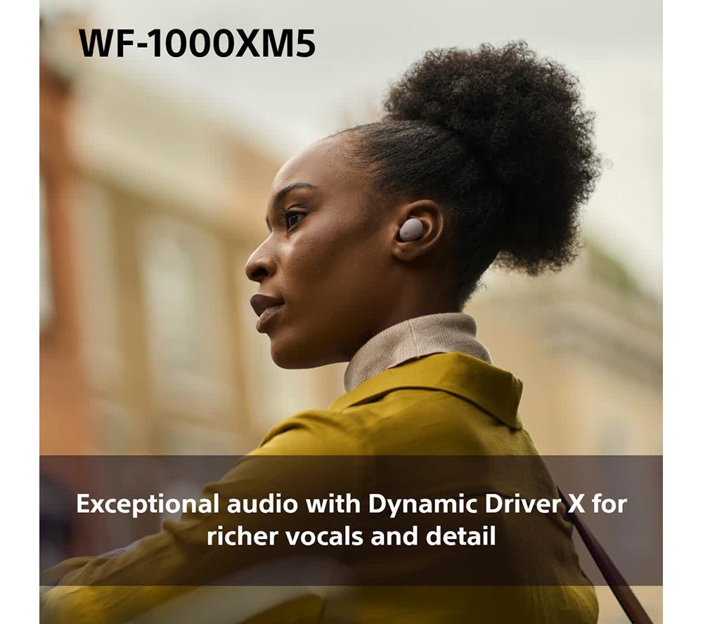 SONY WF-1000XM5 Wireless Bluetooth Noise-Cancelling Earbuds - Smoky Pink image number 6 of 20