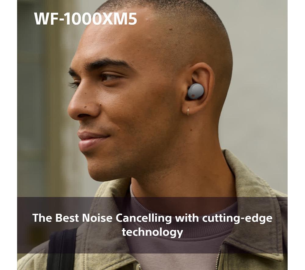 SONY WF-1000XM5 Wireless Bluetooth Noise-Cancelling Earbuds - Silver - image 5