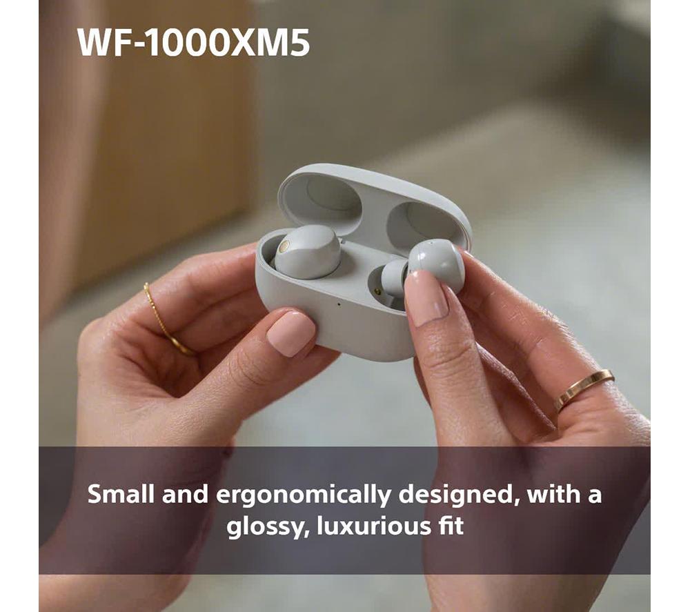 SONY WF-1000XM5 Wireless Bluetooth Noise-Cancelling Earbuds - Silver - image 8