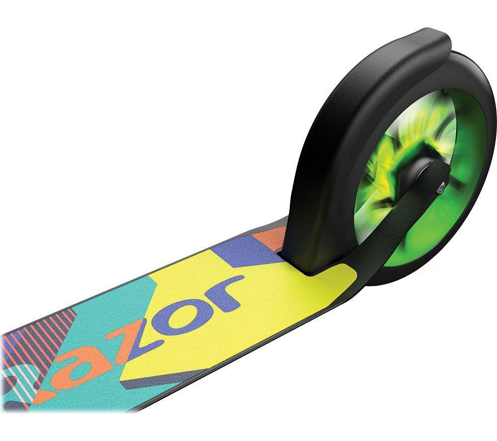 RAZOR A5 Lux Lighted Folding Kick Scooter - Green image number 6 of 12