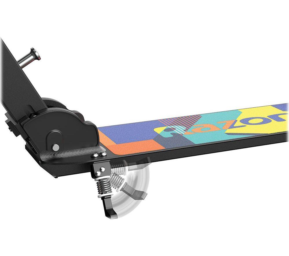 RAZOR A5 Lux Lighted Folding Kick Scooter - Green image number 7 of 12