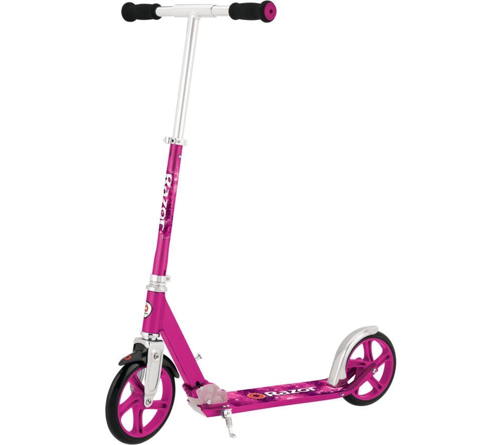 Razor A5 Lux Folding Kick Scooter - Pink, Pink