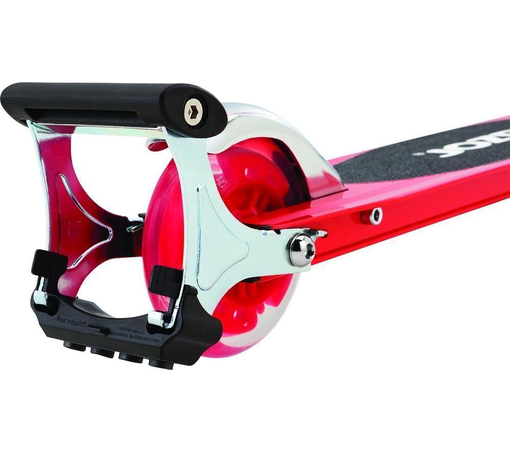 RAZOR S Spark Sport Folding Kids' Kick Scooter - Red image number 2 of 5