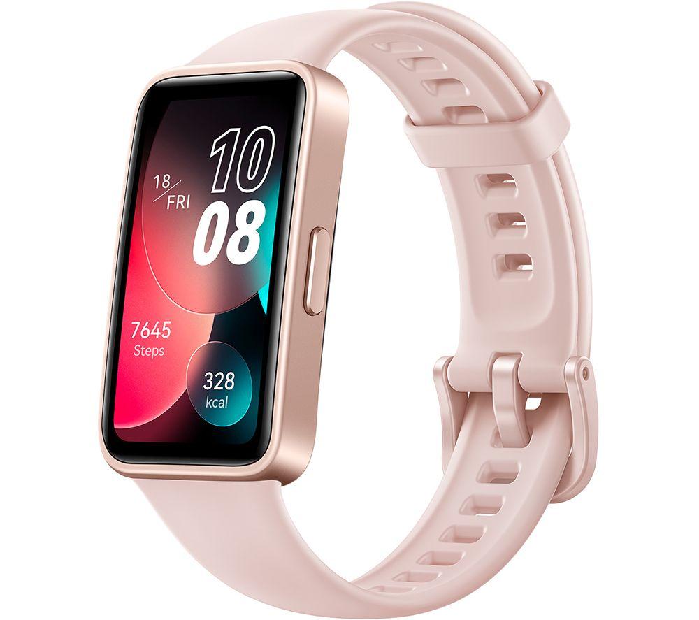 HUAWEI Band 8 Fitness Watch - Ultra Thin Smart Band design with Up to 2 Weeks Battery Life - Activity Trackers Compatible with Android & iOS with Full Health Management & Sleep Tracking - Pink