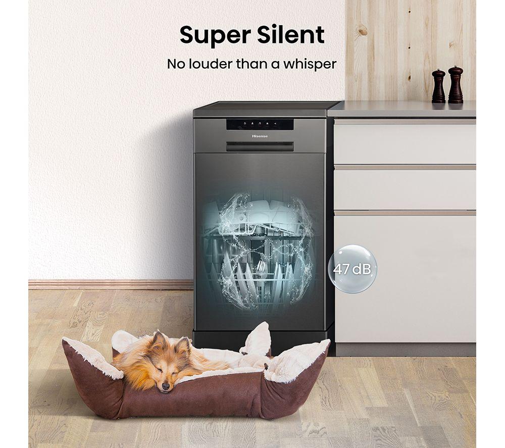 HISENSE HS523E15BUK Slimline Dishwasher - Black image number 6 of 14