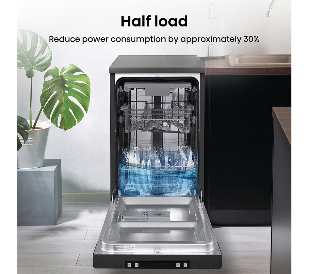 HISENSE HS523E15BUK Slimline Dishwasher - Black image number 7 of 14