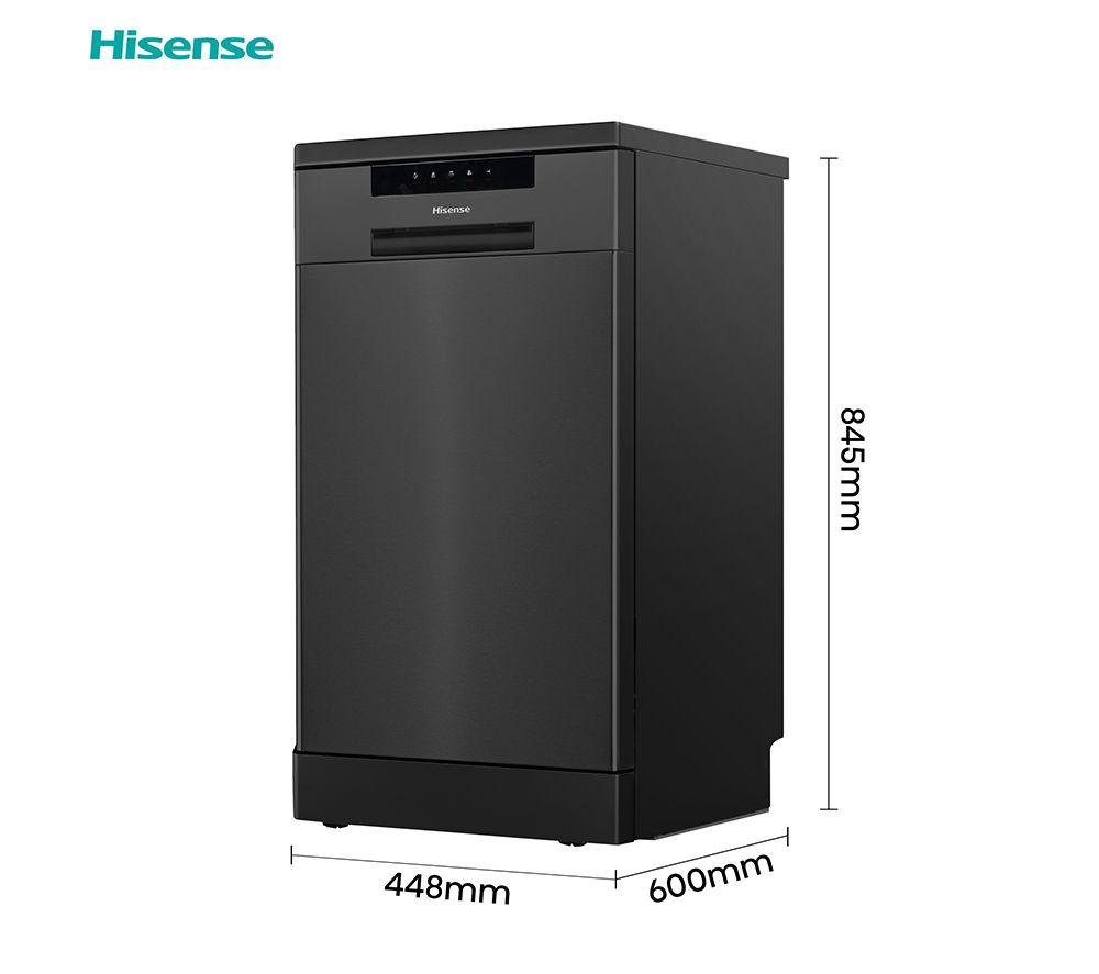 HISENSE HS523E15BUK Slimline Dishwasher - Black image number 13 of 14