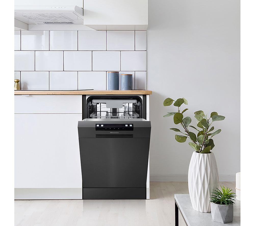 HISENSE HS523E15BUK Slimline Dishwasher - Black image number 14 of 14