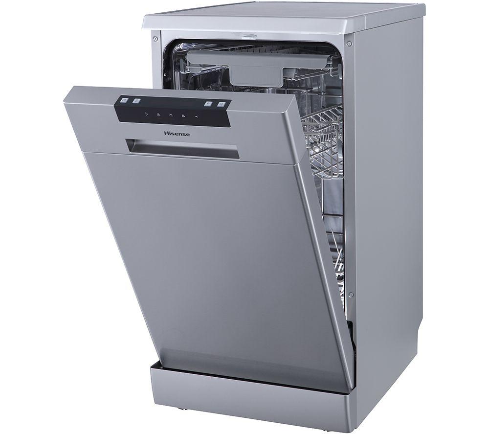 HISENSE HS523E15XUK Slimline Dishwasher - Stainless Steel image number 4 of 18