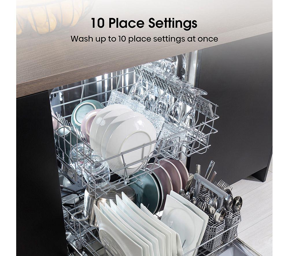 HISENSE HS523E15XUK Slimline Dishwasher - Stainless Steel image number 5 of 18