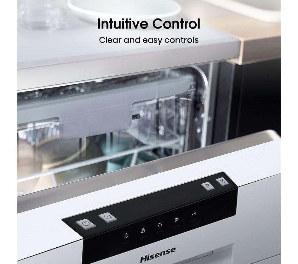 HISENSE HS523E15WUK Slimline Dishwasher - White image number 9 of 15